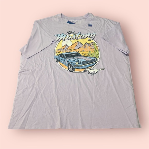 Ford Mustang Short Sleeve Tee - Lavender - Picture 1 of 4